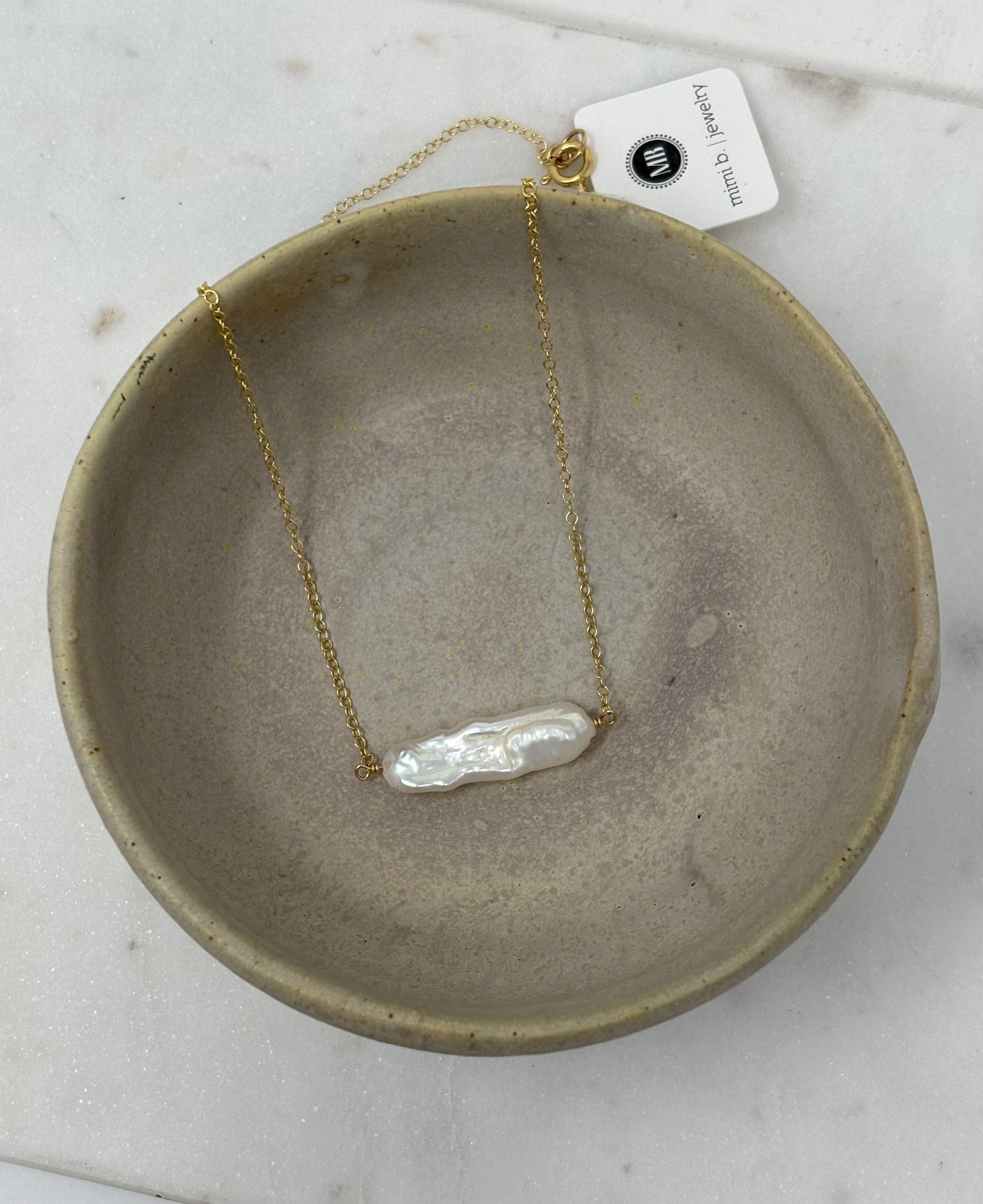 Freshwater pearl necklace