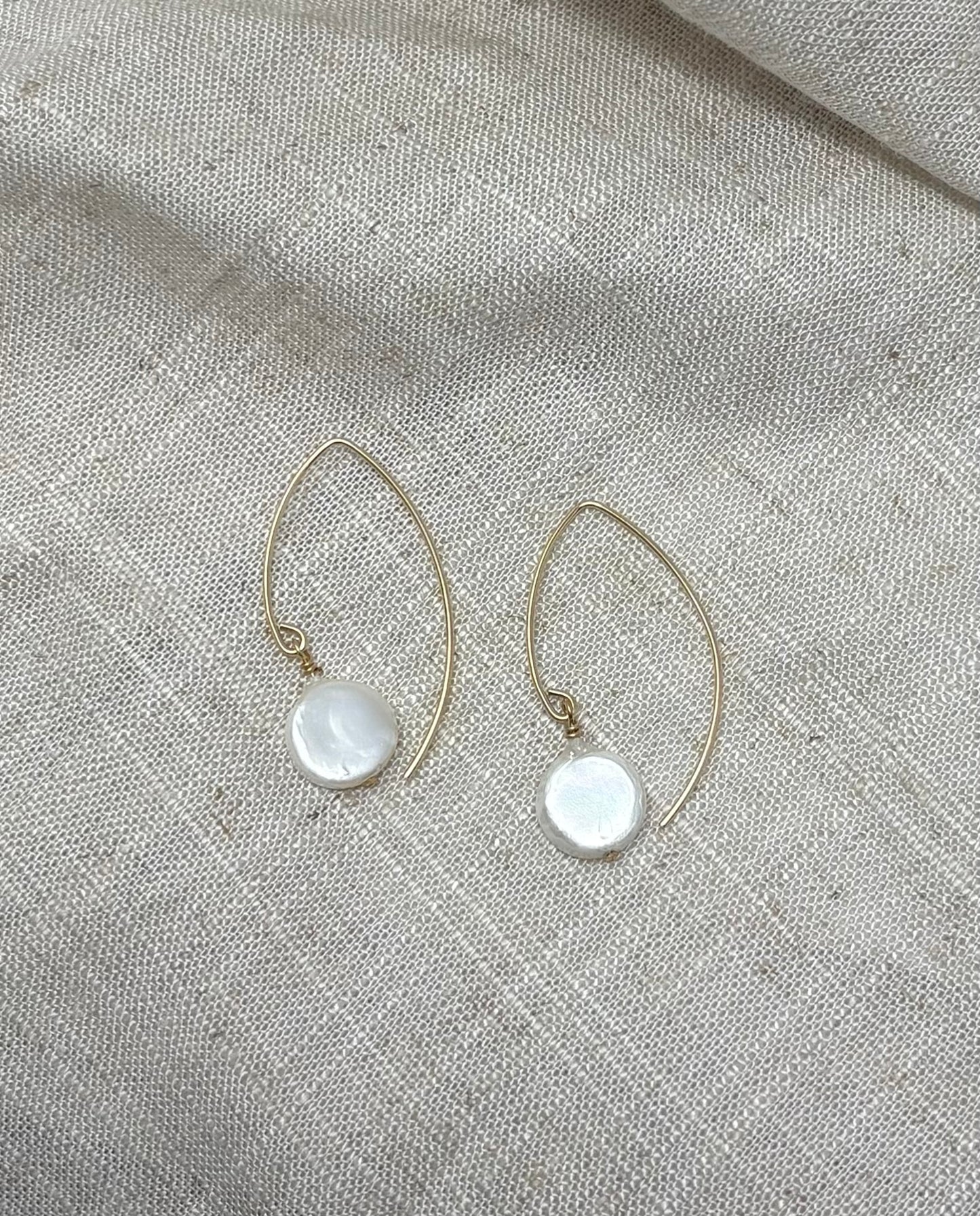 Freshwater pearl earrings