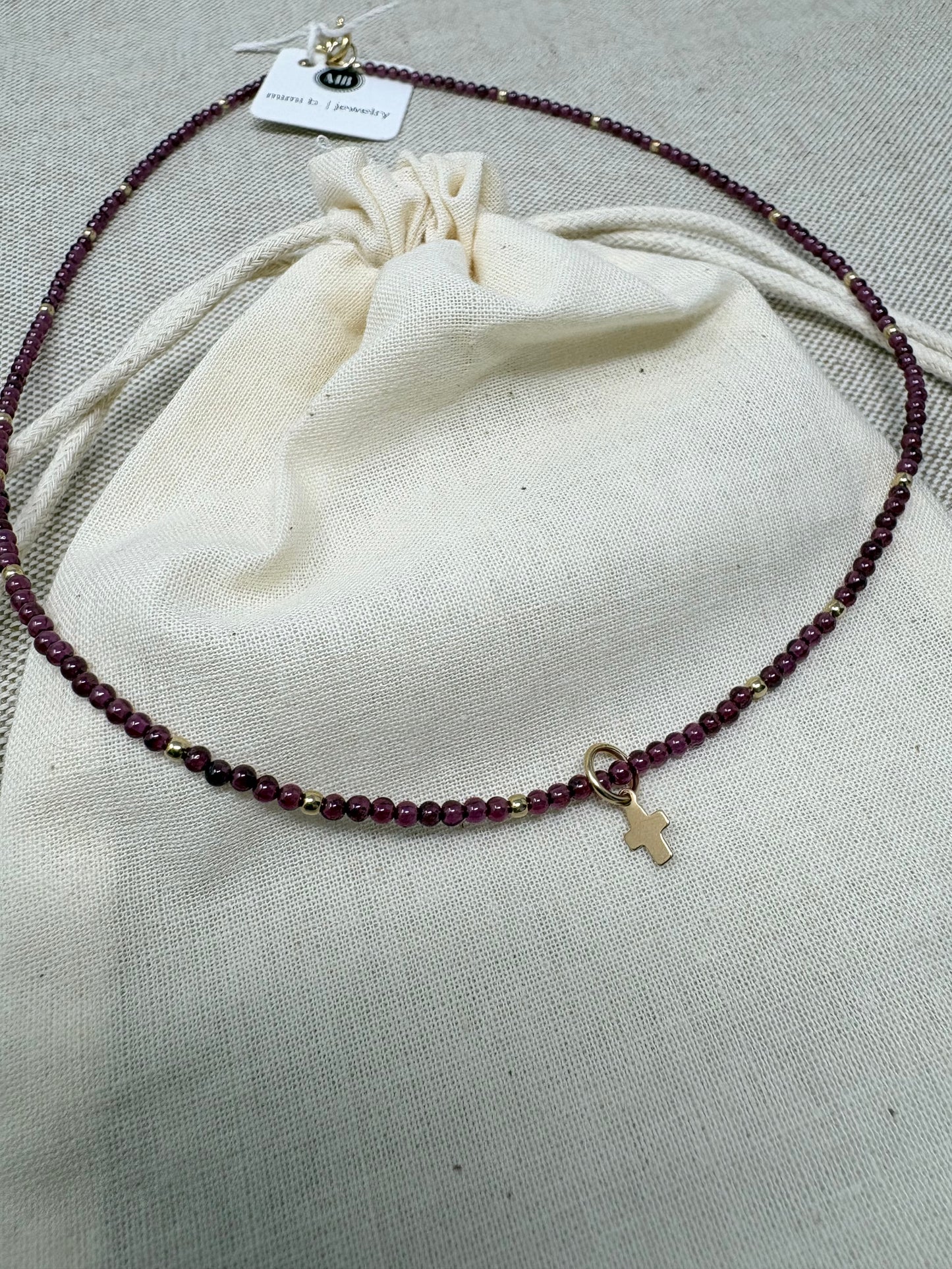 Garnet necklace
