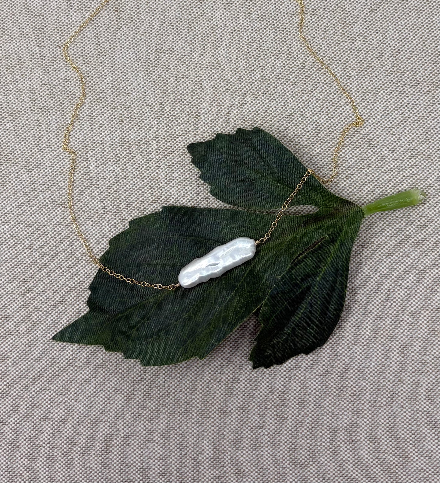 Freshwater pearl necklace