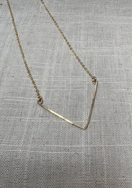 “V” necklace
