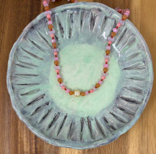 Multi color necklace