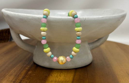 Multi color necklace