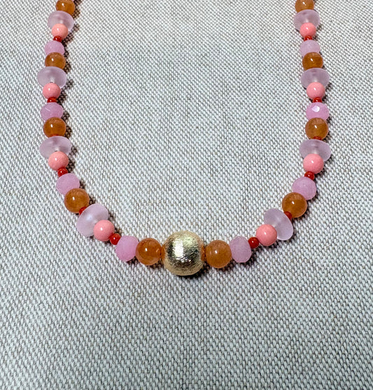 Multi color necklace