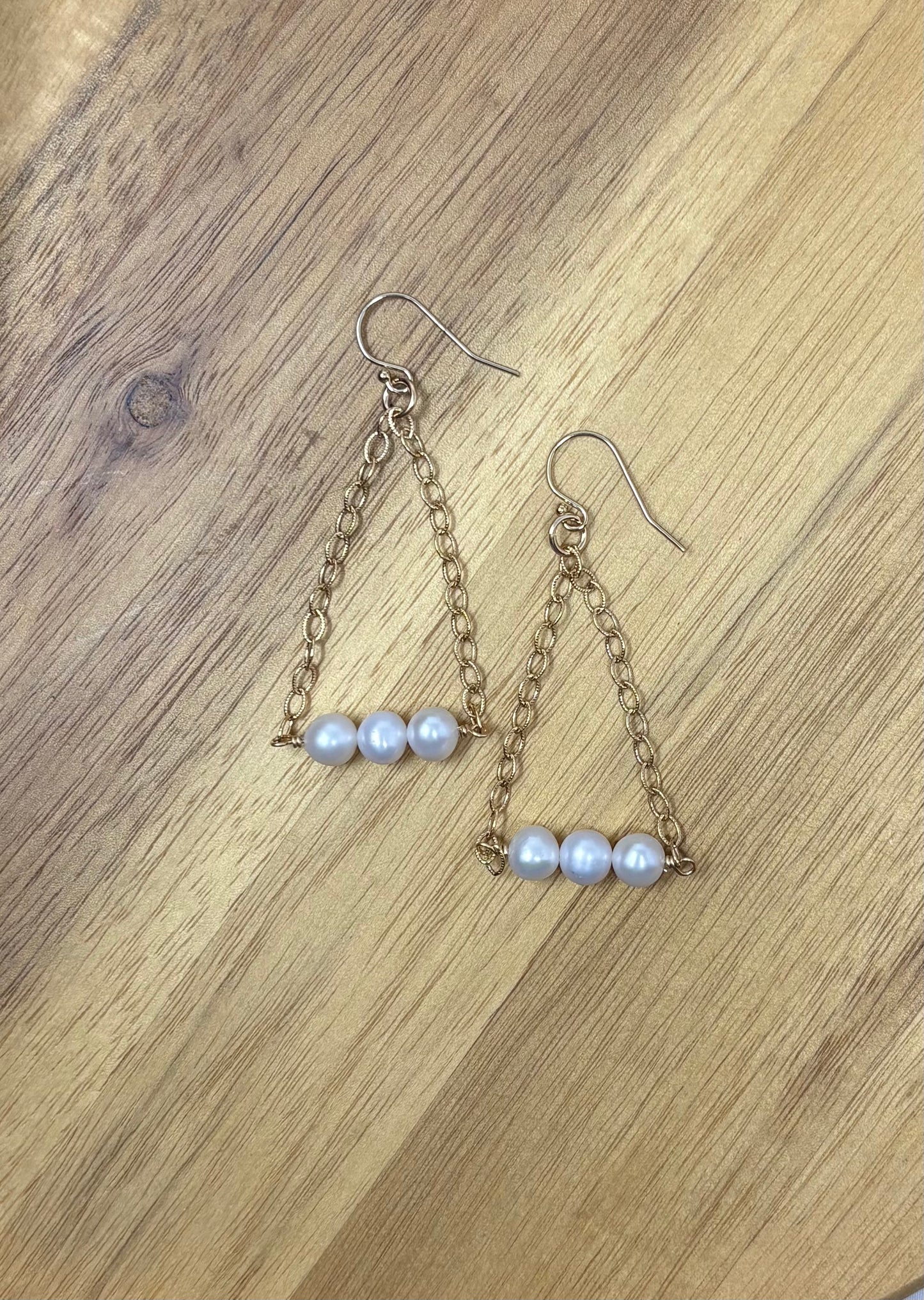 Freshwater pearl earrings