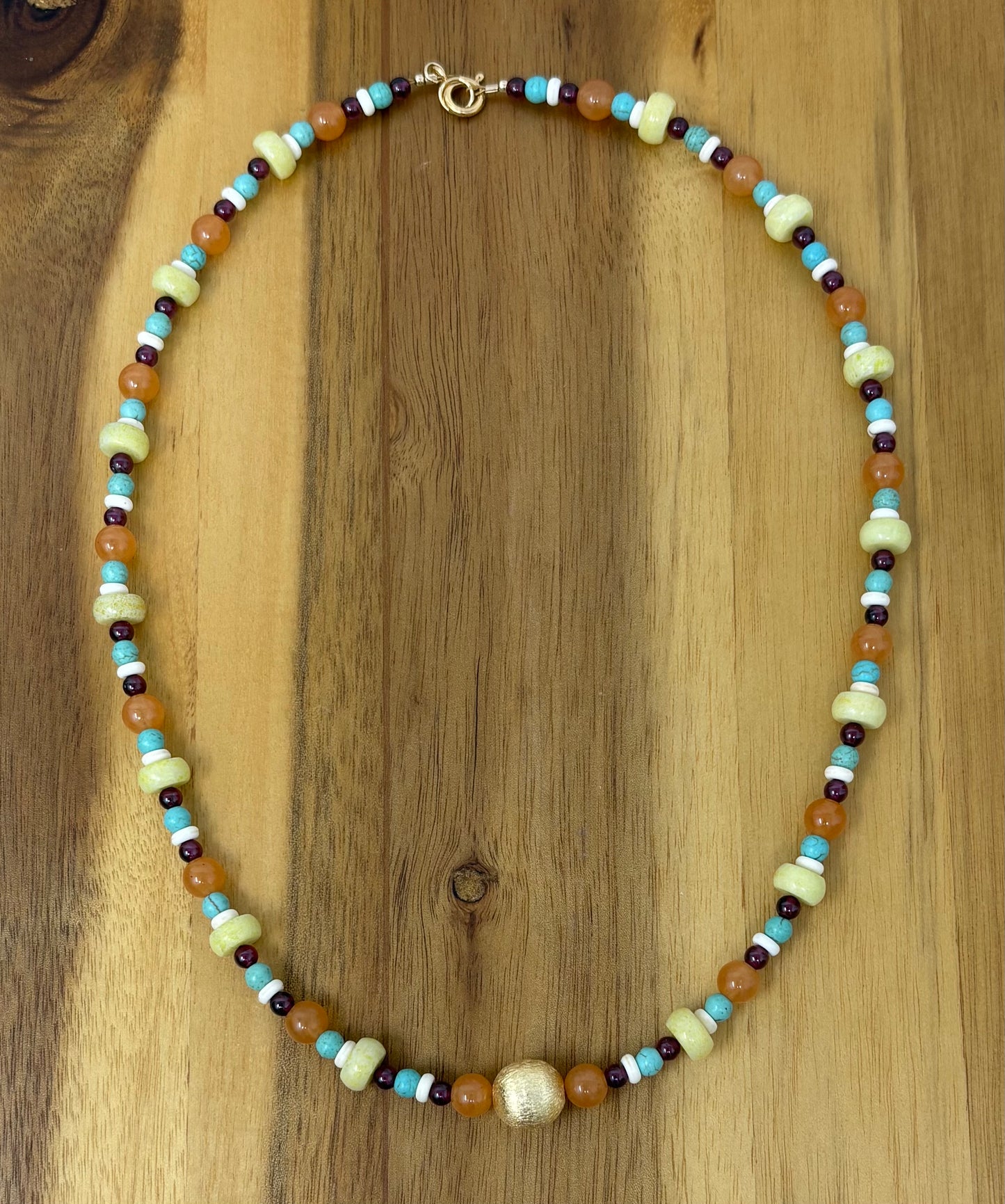 Multi color necklace