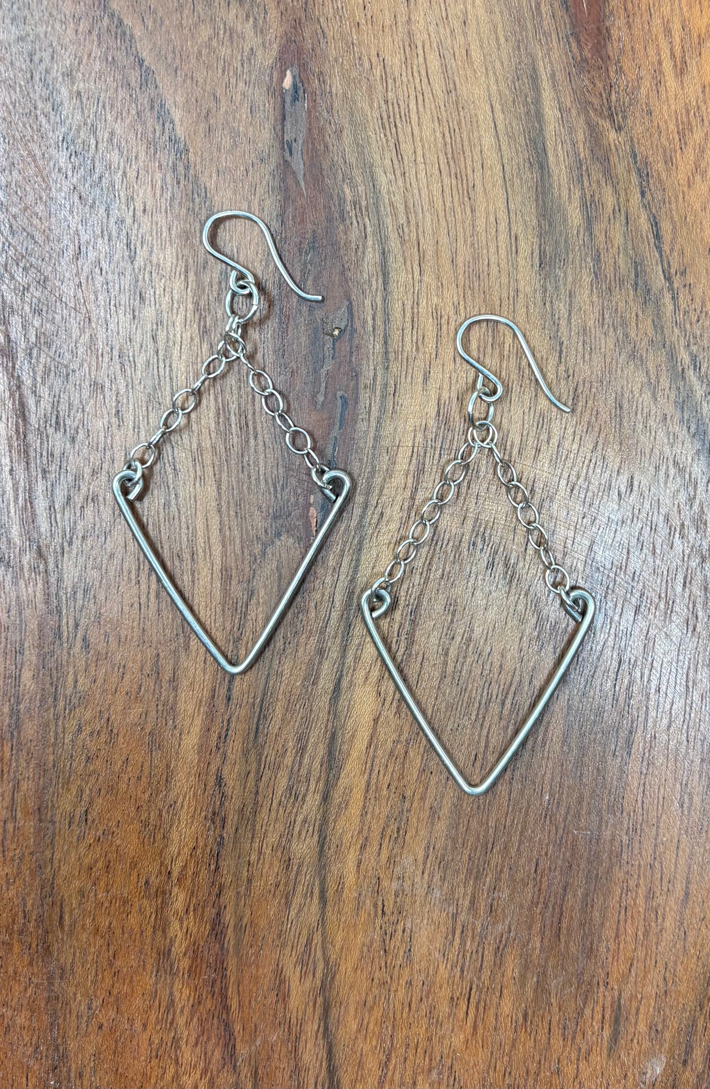 “v” shaped earrings